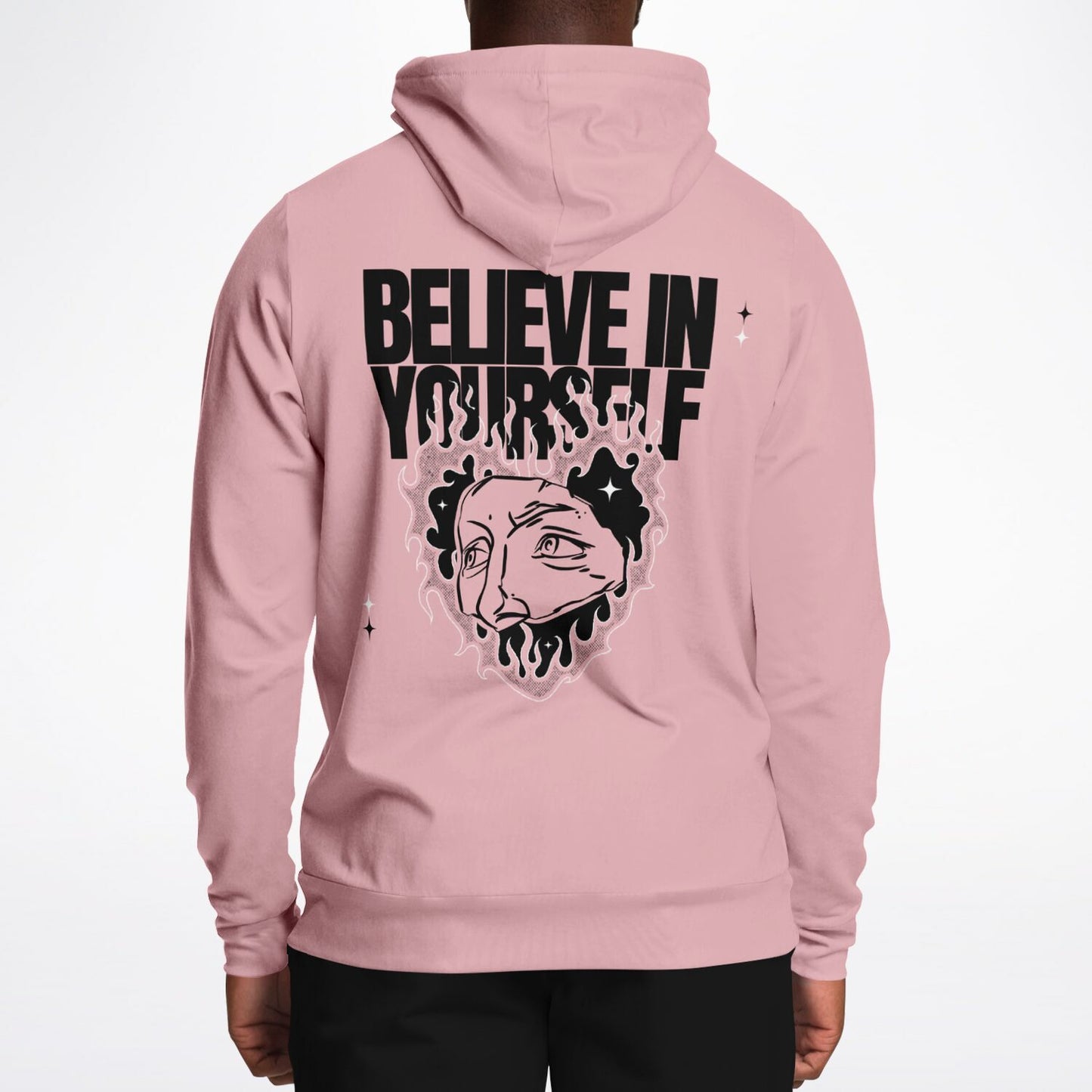 Unisex Fashion Pullover Hoodie-BELIEVE IN YOURSELF