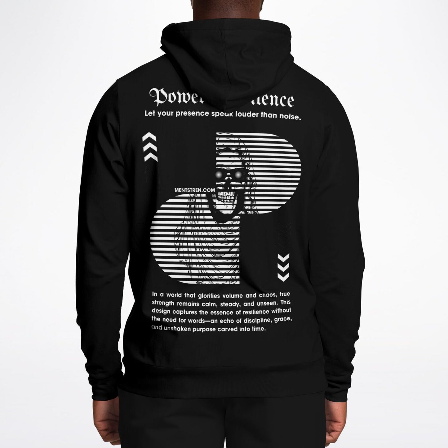 Unisex Fashion Pullover Hoodie-Power