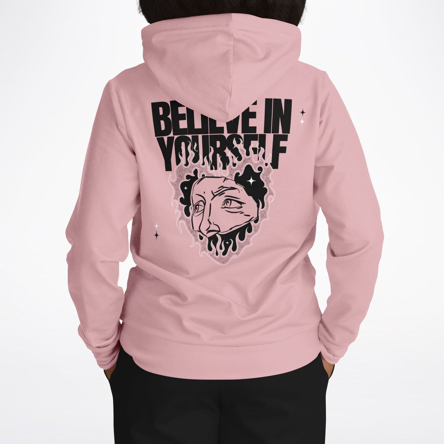 Unisex Fashion Pullover Hoodie-BELIEVE IN YOURSELF