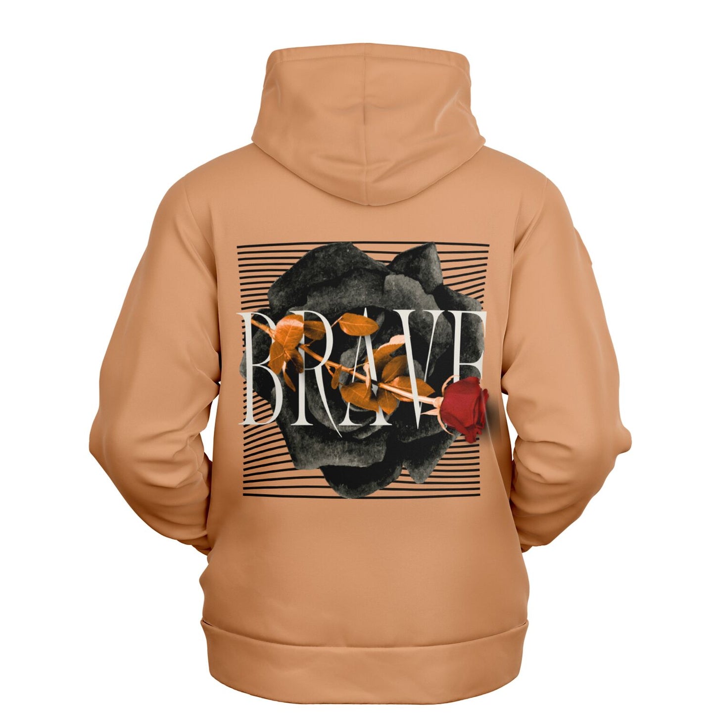 Unisex Fashion Pullover Hoodie-Brave