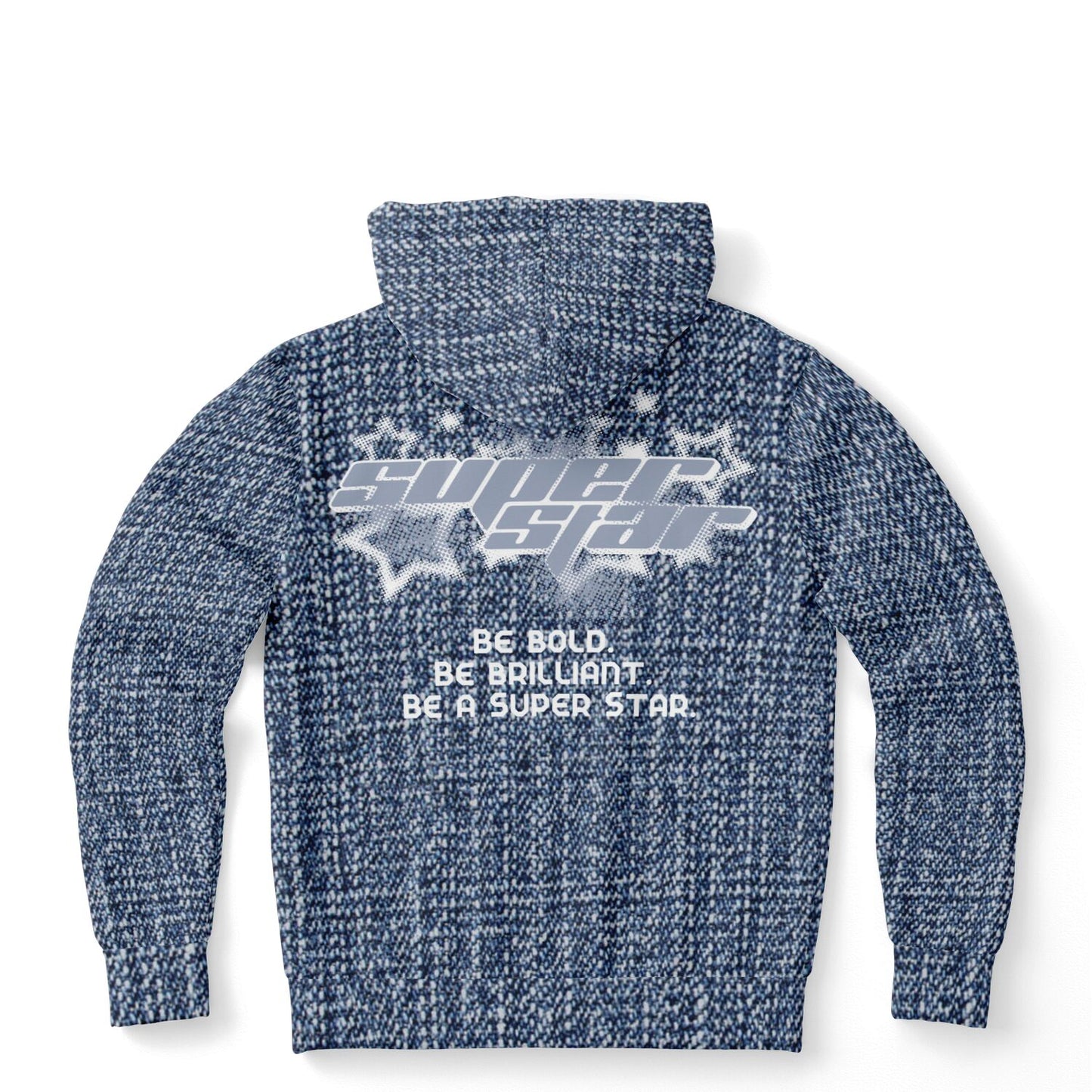 Unisex Fashion Pullover Hoodie-SUPERSTAR