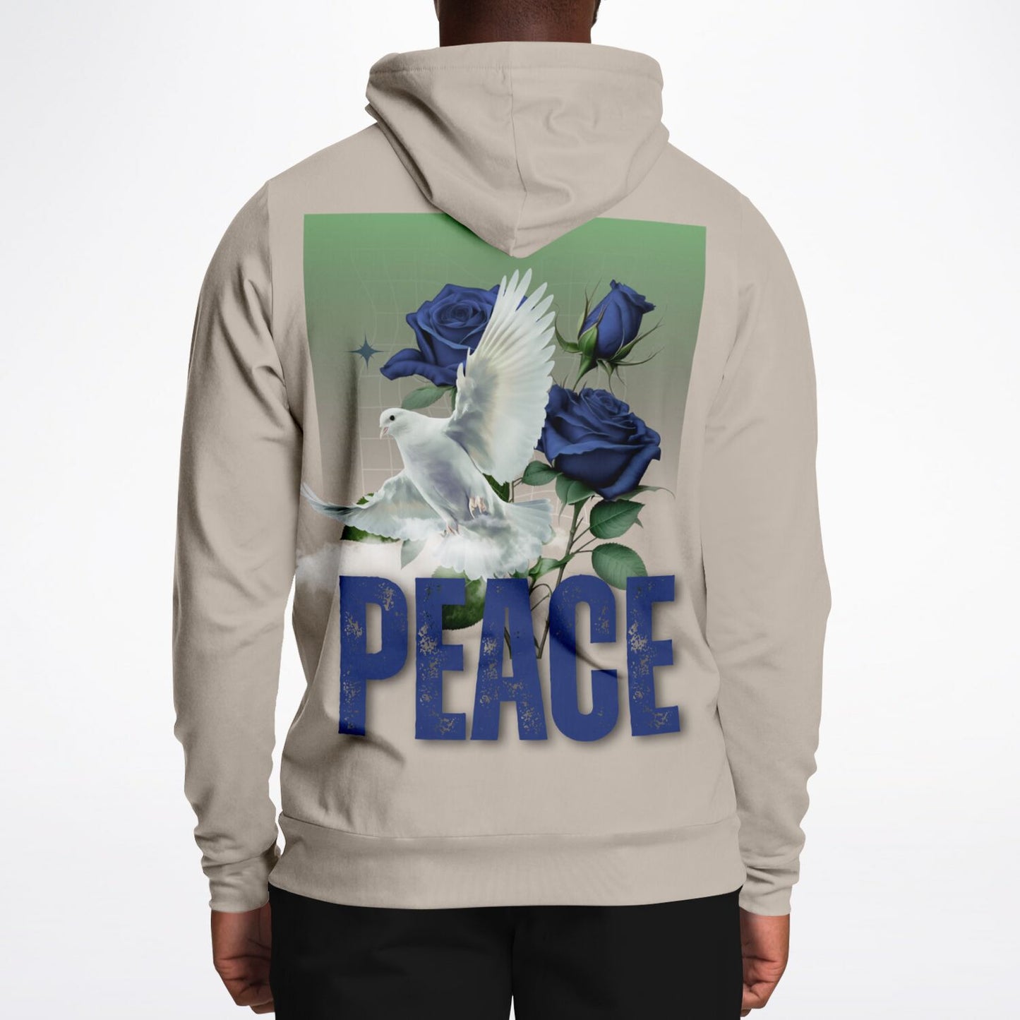 Unisex Fashion Pullover Hoodie-Peace