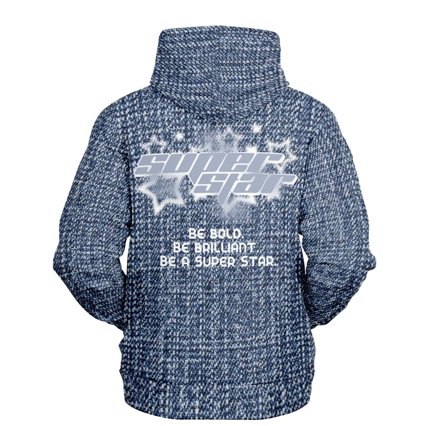 Unisex Fashion Pullover Hoodie-SUPERSTAR