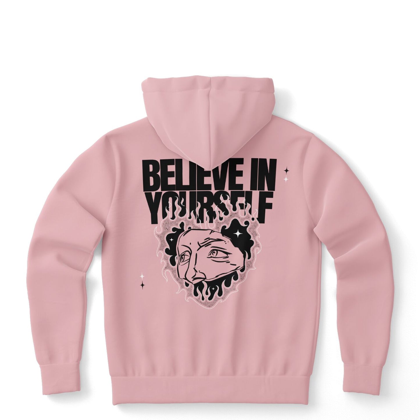 Unisex Fashion Pullover Hoodie-BELIEVE IN YOURSELF