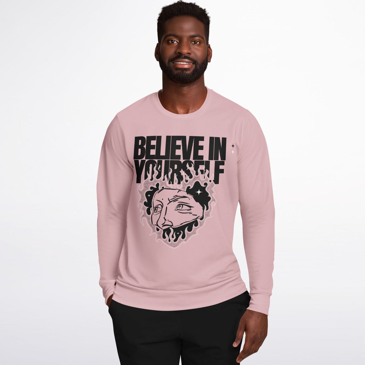 Unisex Fashion Sweatshirt-BELIEVE IN YOURSELF