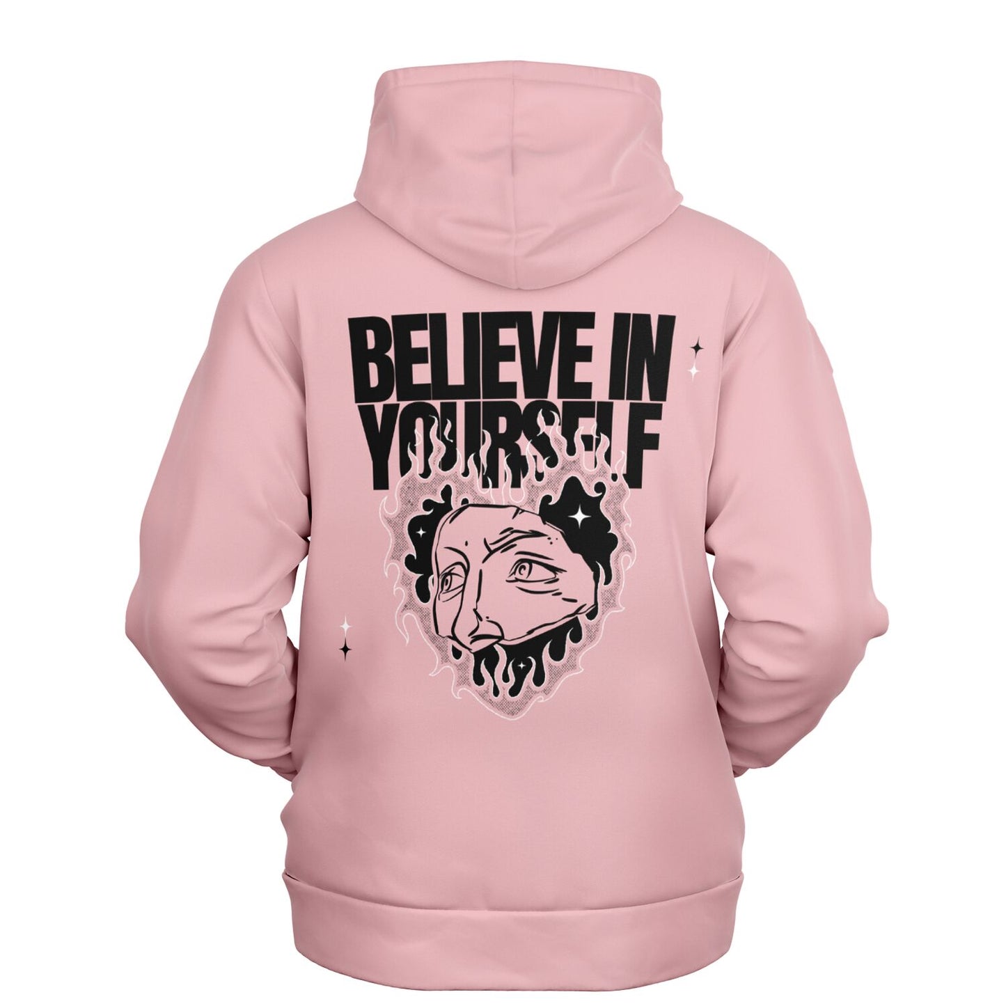 Unisex Fashion Pullover Hoodie-BELIEVE IN YOURSELF