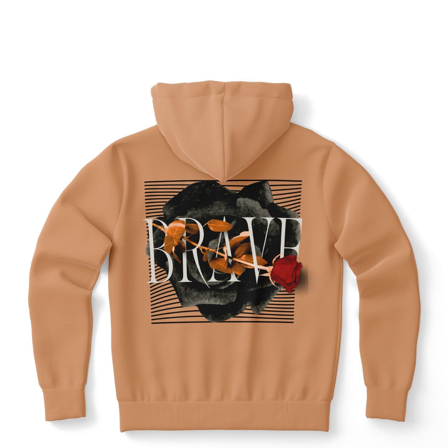 Unisex Fashion Pullover Hoodie-Brave
