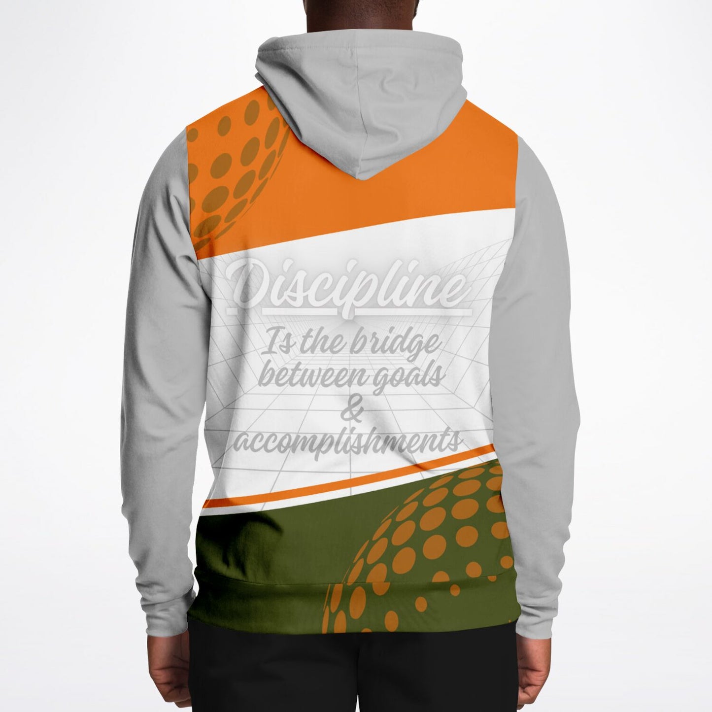 Unisex Fashion Pullover Hoodie-Discipline