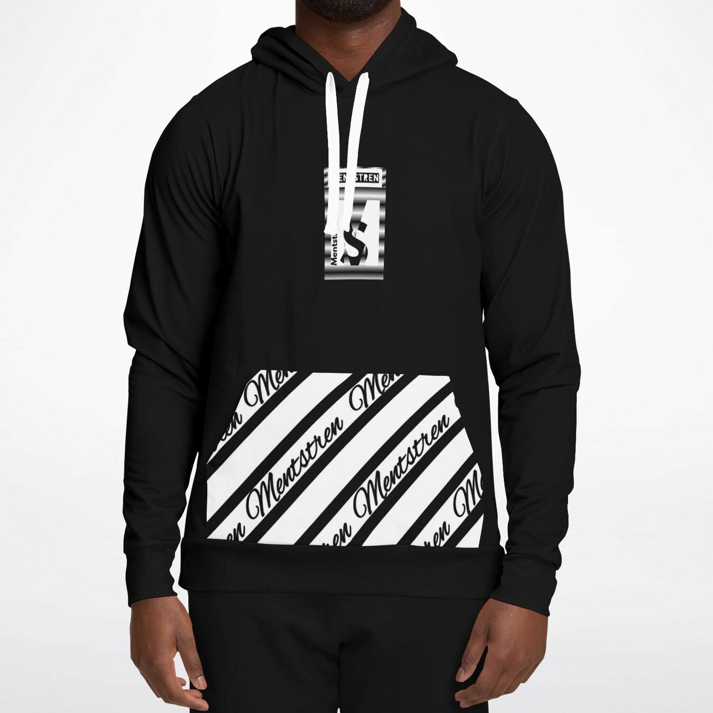 Unisex Fashion Pullover Hoodie-Power