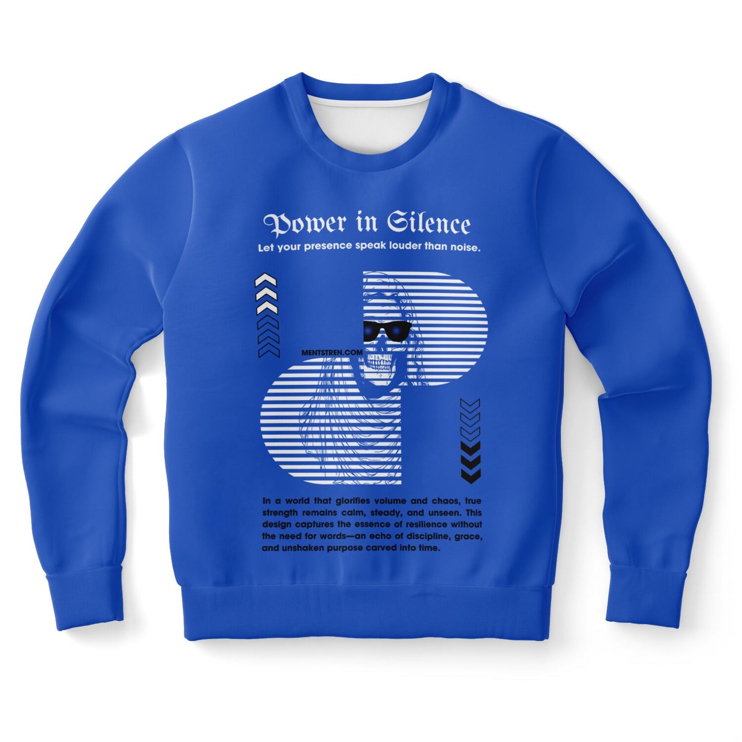 Unisex Fashion Sweatshirt-Power Blue