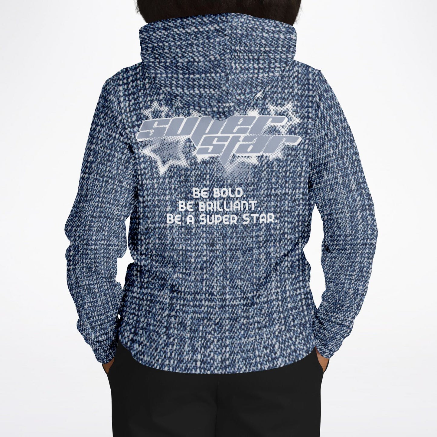 Unisex Fashion Pullover Hoodie-SUPERSTAR