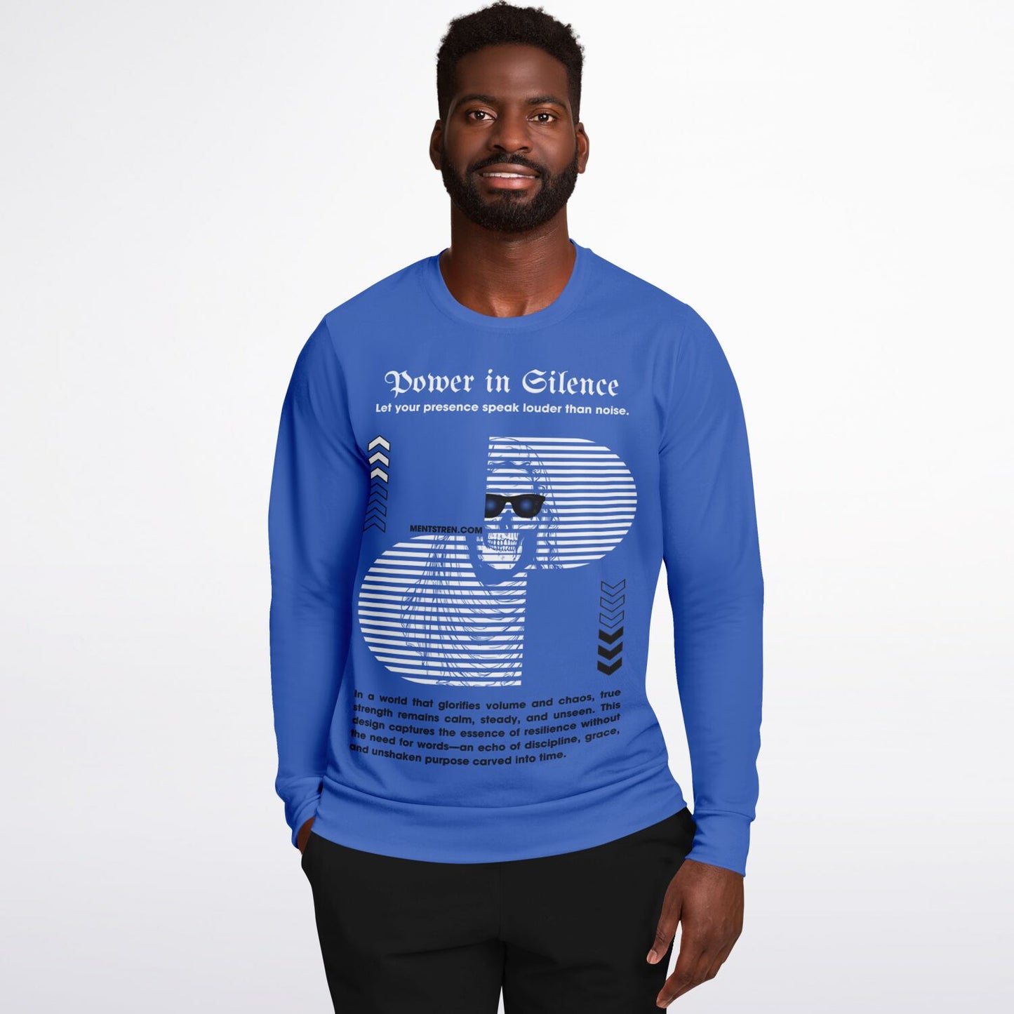 Unisex Fashion Sweatshirt-Power Blue