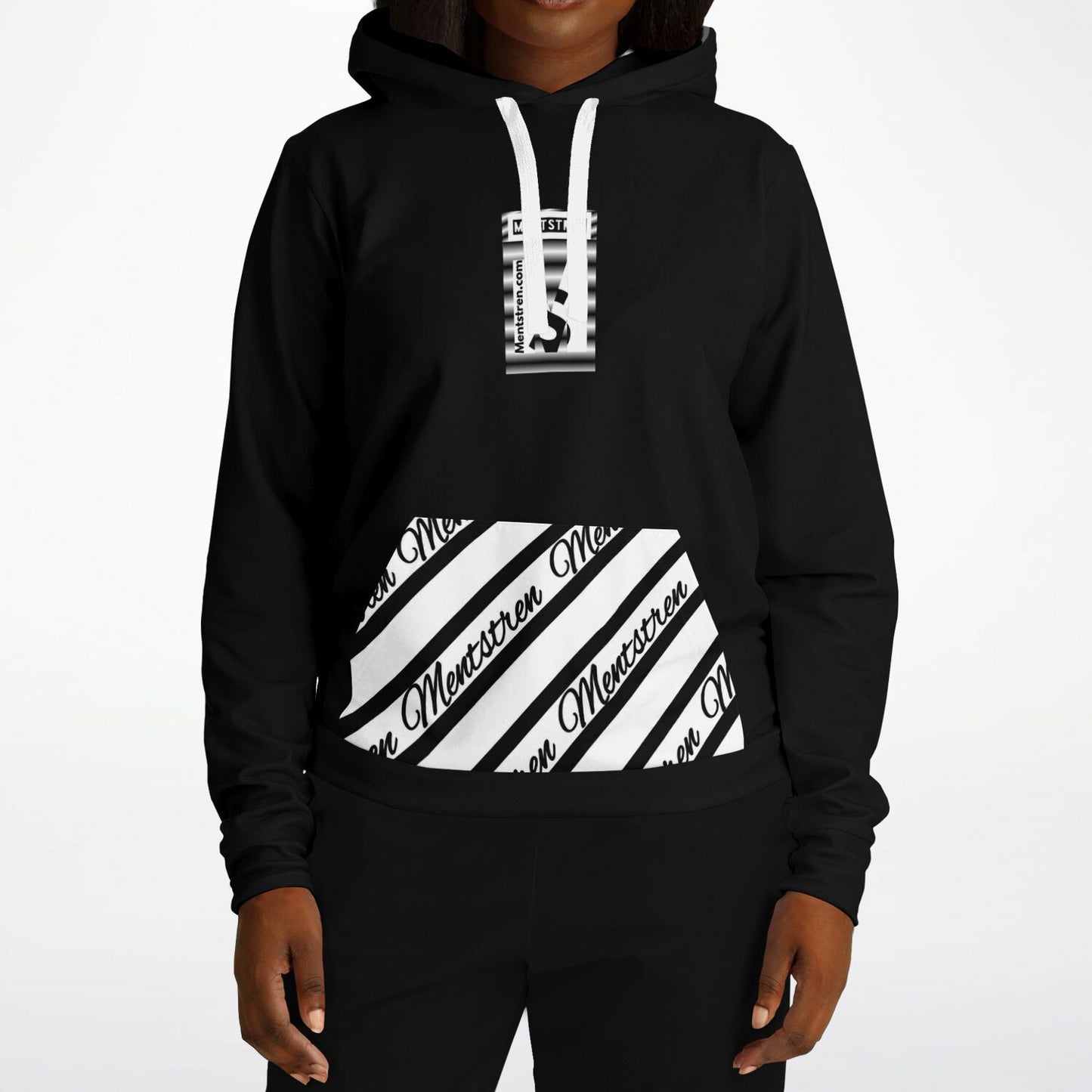 Unisex Fashion Pullover Hoodie-Power