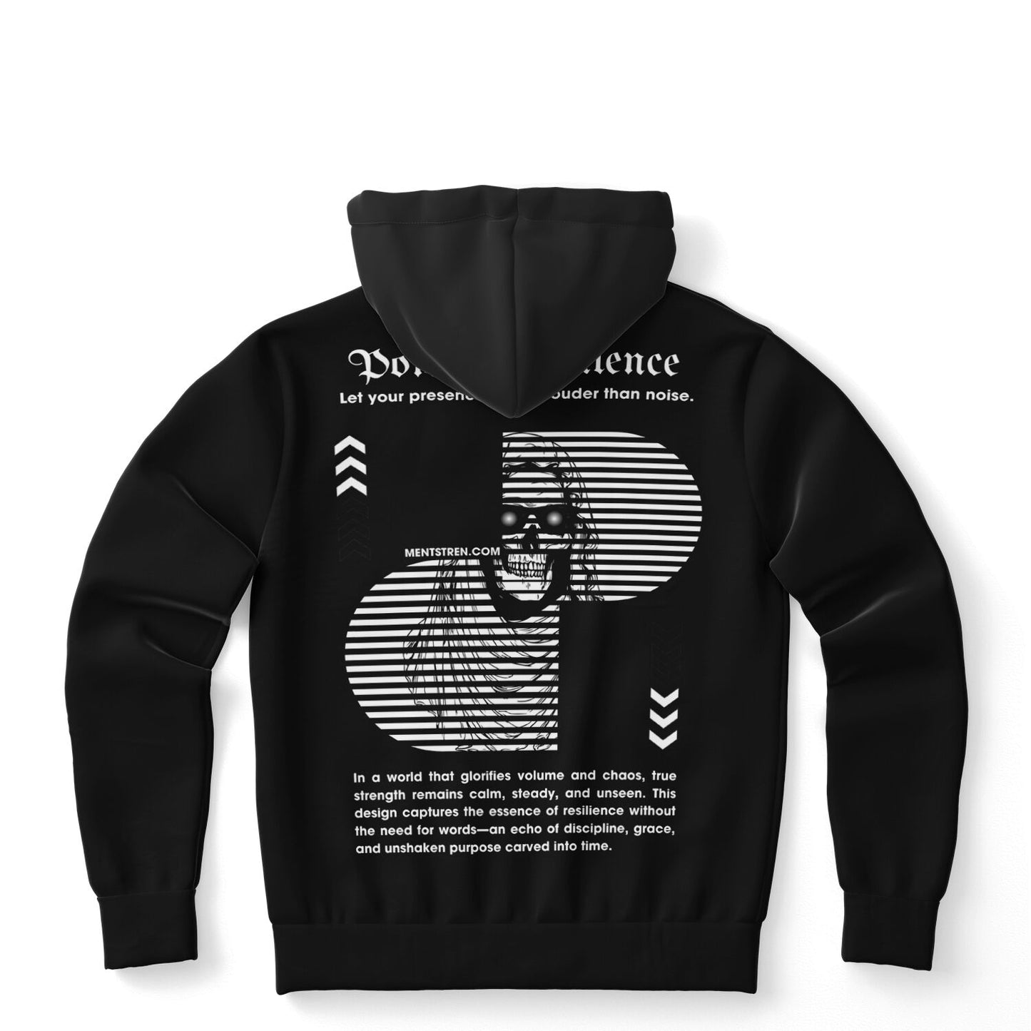 Unisex Fashion Pullover Hoodie-Power
