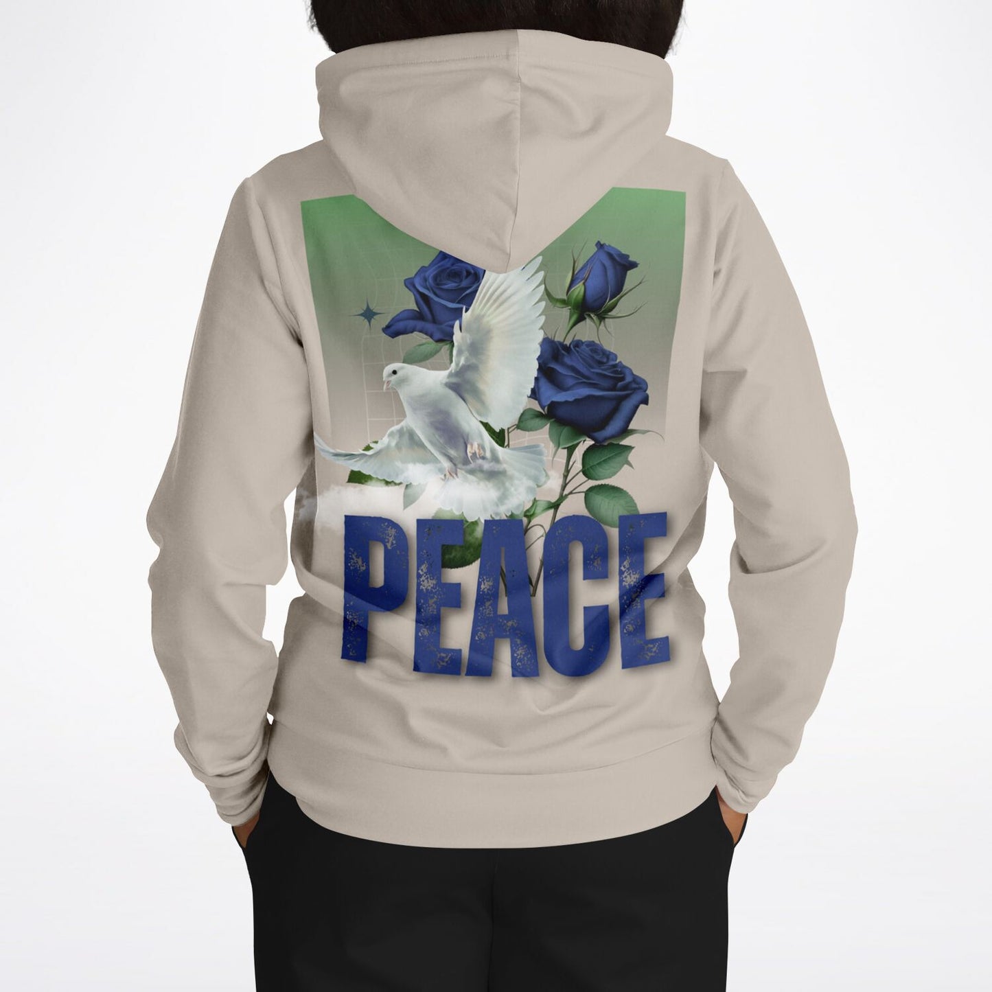 Unisex Fashion Pullover Hoodie-Peace