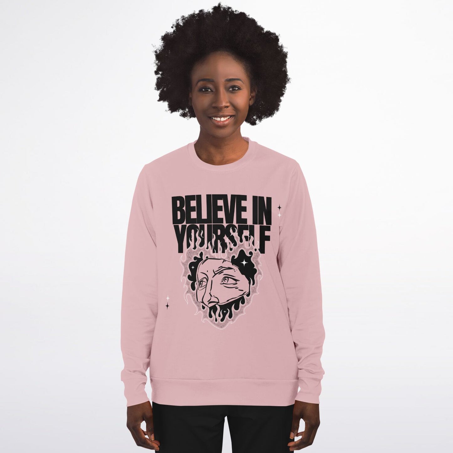 Unisex Fashion Sweatshirt-BELIEVE IN YOURSELF