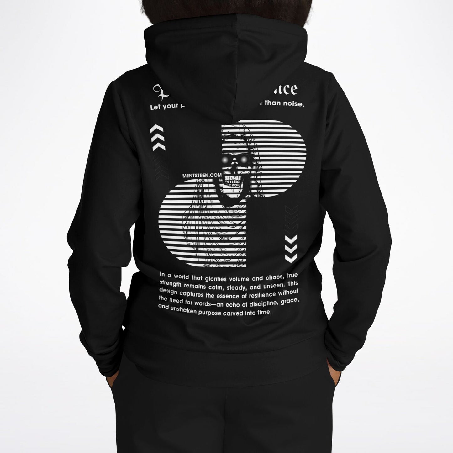 Unisex Fashion Pullover Hoodie-Power