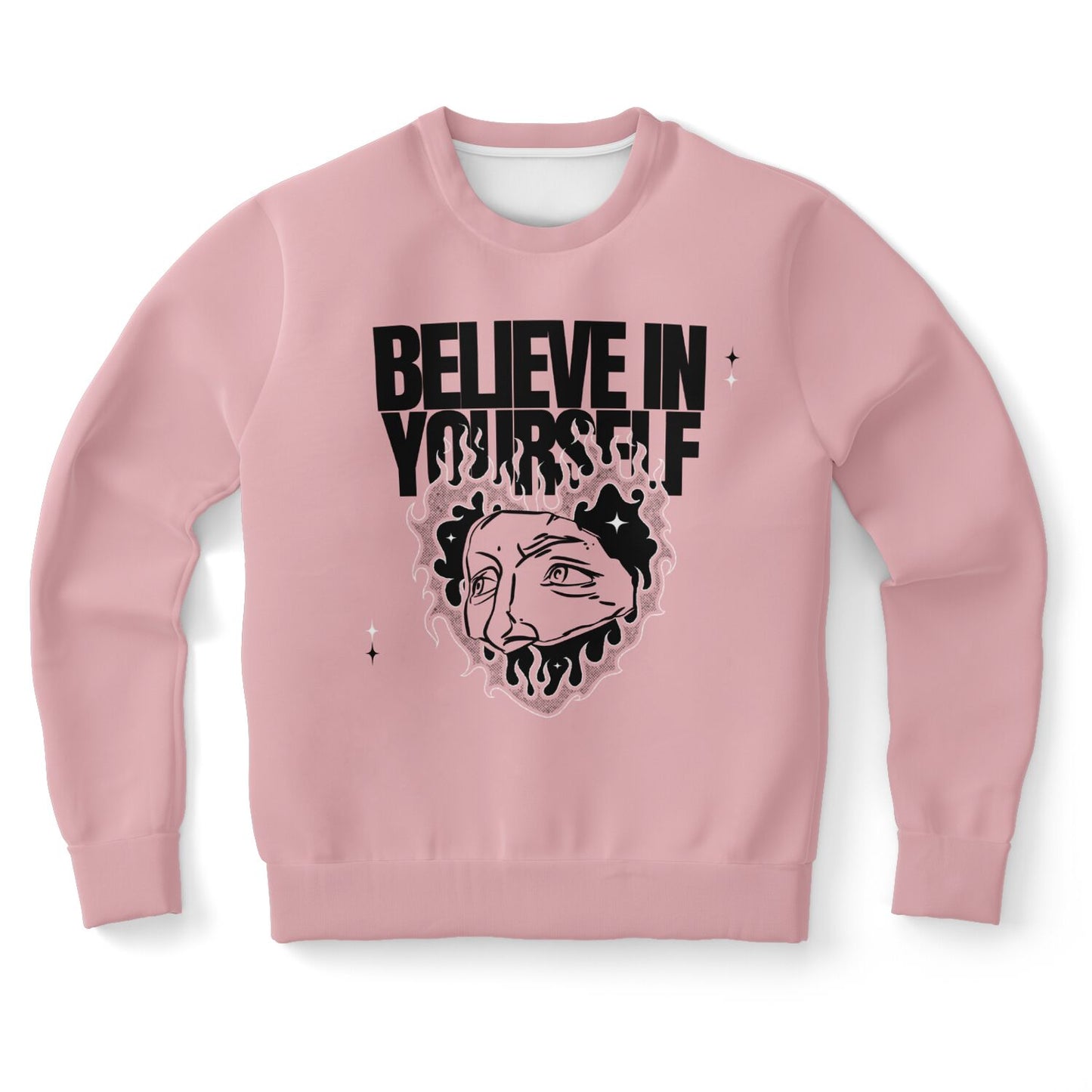 Unisex Fashion Sweatshirt-BELIEVE IN YOURSELF