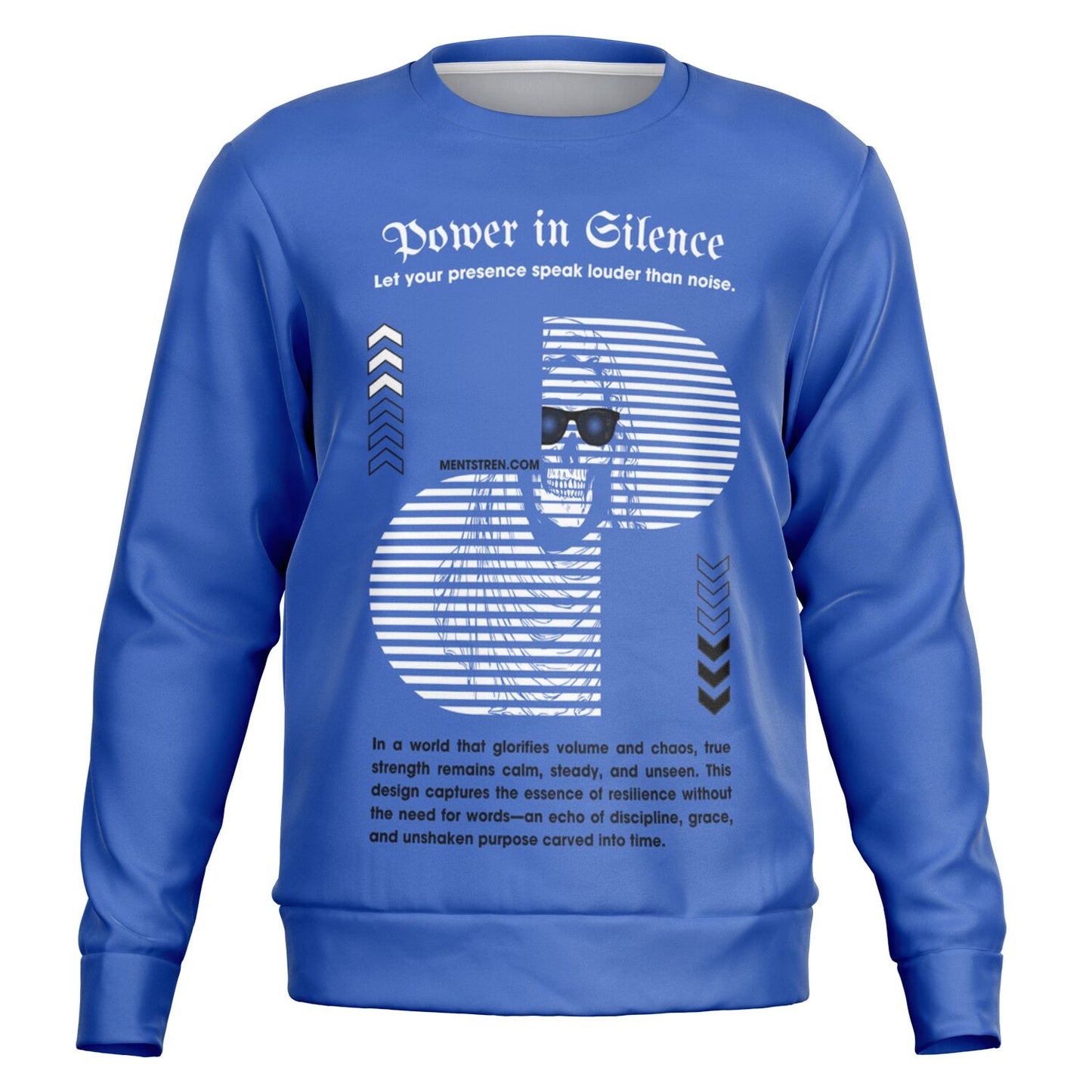 Unisex Fashion Sweatshirt-Power Blue