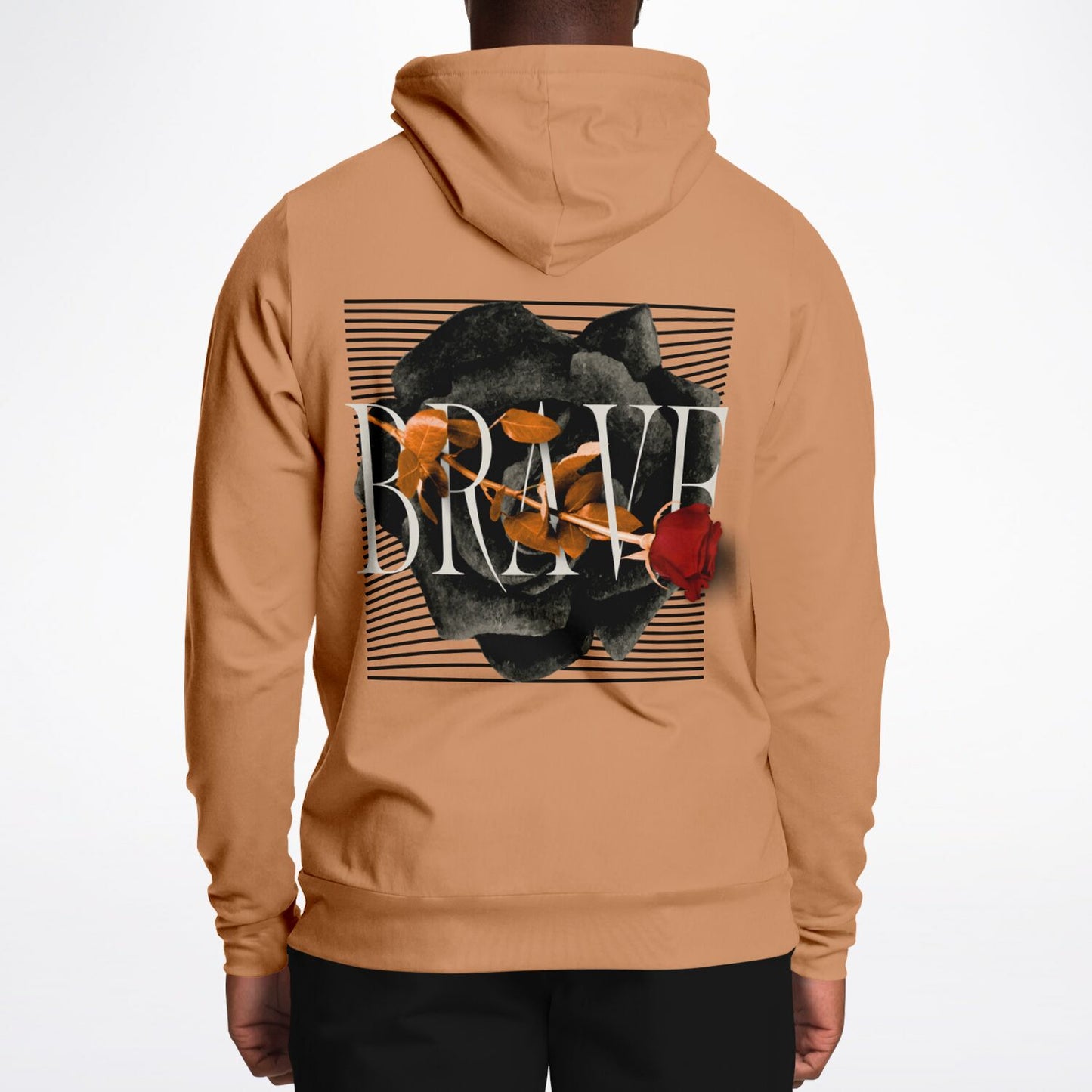 Unisex Fashion Pullover Hoodie-Brave